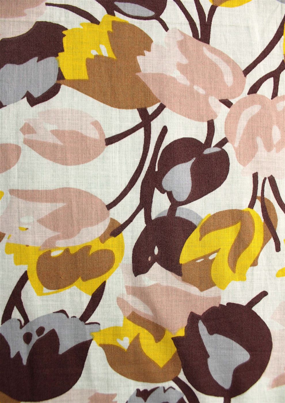 Fine cotton printed plain fabric — 80s count
